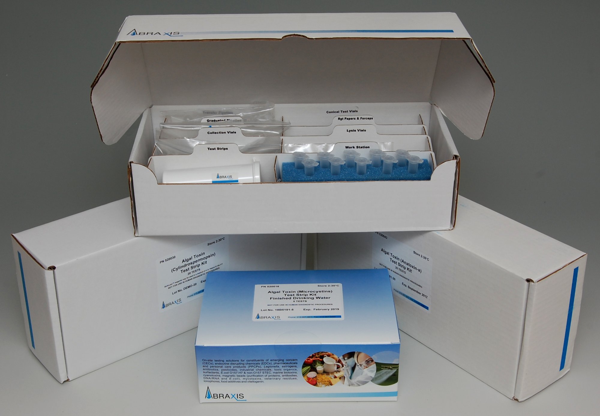Cylindrospermopsin, 0-10 ppb, with QuikLyse® Feature, Dipstick, Source Drinking Water